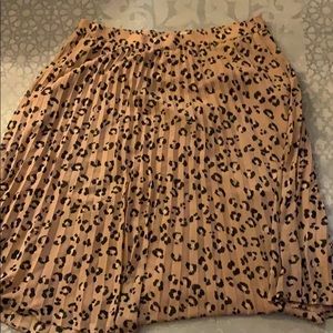 A New Day Leopard Printed Midi Skirt - XXL